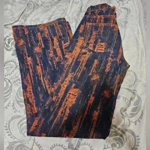 Jaded womens orange thread jeans!